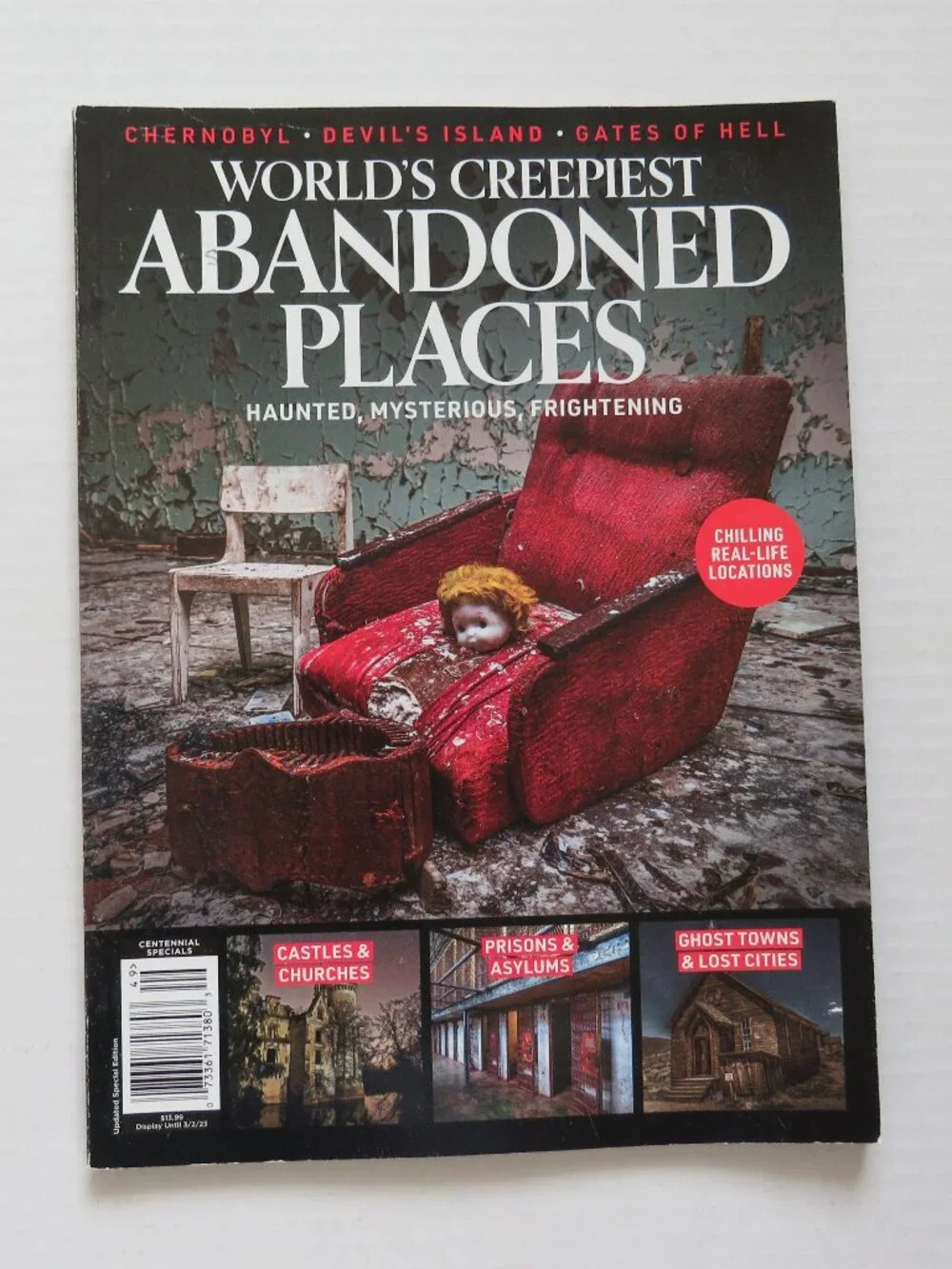 WORLD'S CREEPIEST ABANDONED PLACES LOT OF 2 MAGAZINES CENTENNIAL SPECIALS 2022